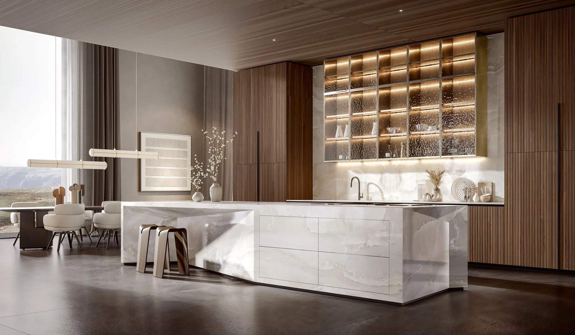 Продуманные системы хранения в кухнях Old Line для идеального порядка